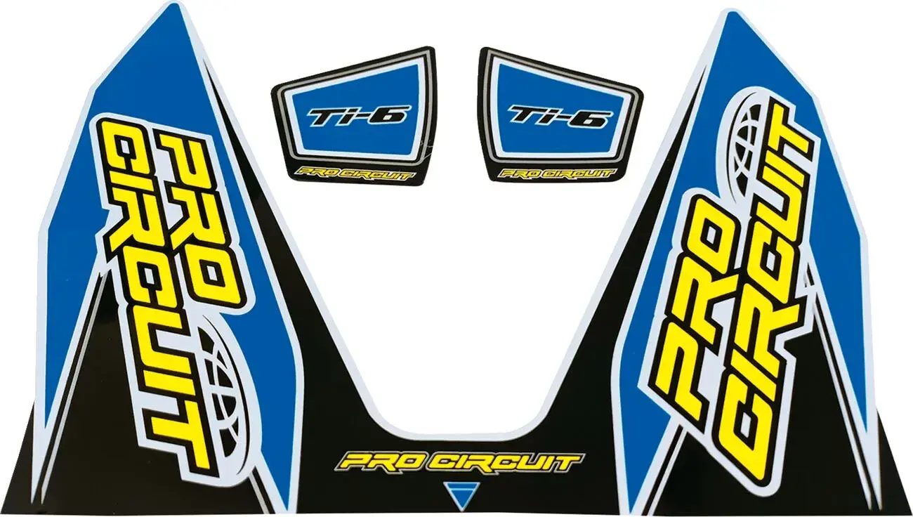 Décalcomanie TI6 bleu clair PRO CIRCUIT
