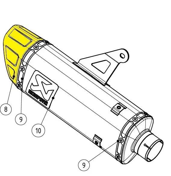 Embout Akrapovič