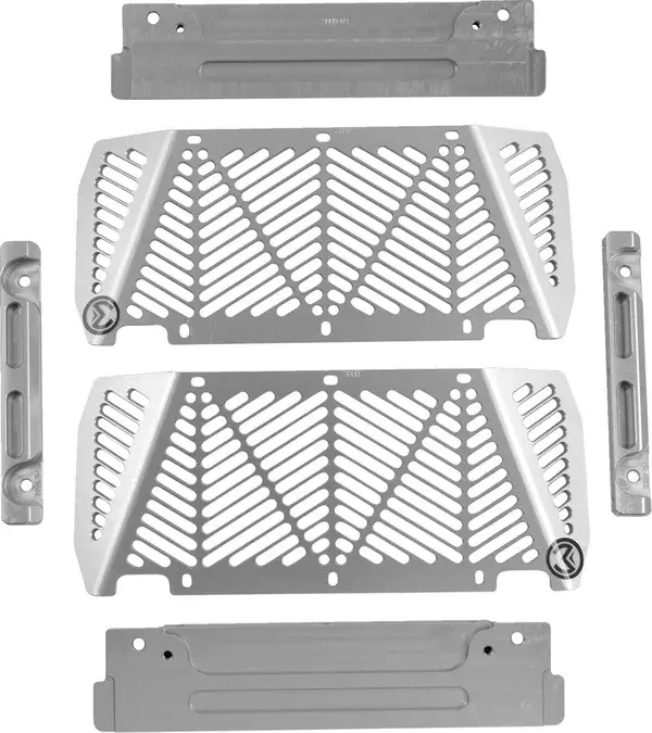 Решетка радиатора Moose Offroad Hard-Parts Kawasaki серая