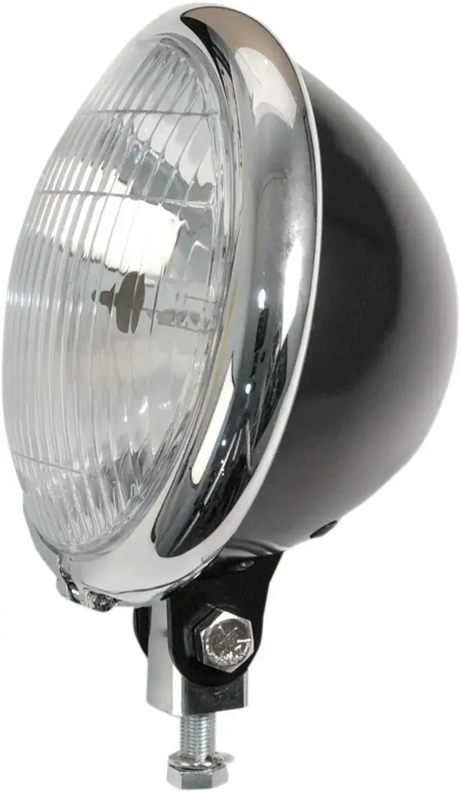EMGO Auxiliary headlight Shell 5.75 black/chrome