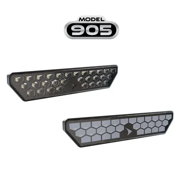 J.W. SPEAKER ماڈل 905 LED کام اور بیک اپ لائٹس