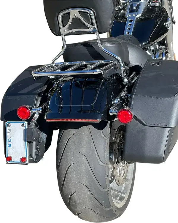 CUSTOM DYNAMICS Fat Boy کے لیے سموکڈ ٹیل لائٹ — 2 ویو