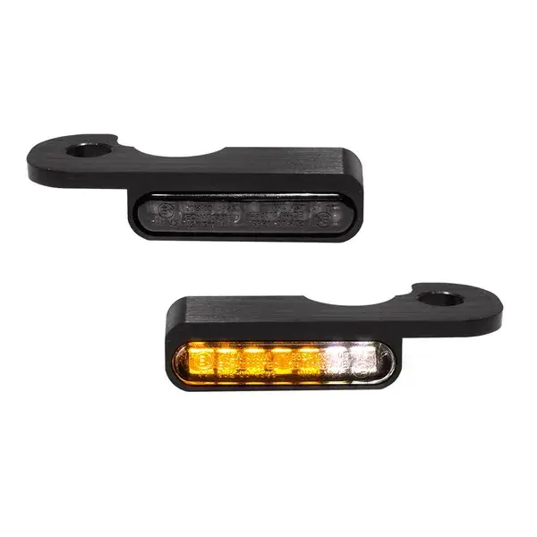 HEINZ BIKES কালো LED টার্নসিগন্যাল+PL অতিরিক্ত ইন্ডিকেটর