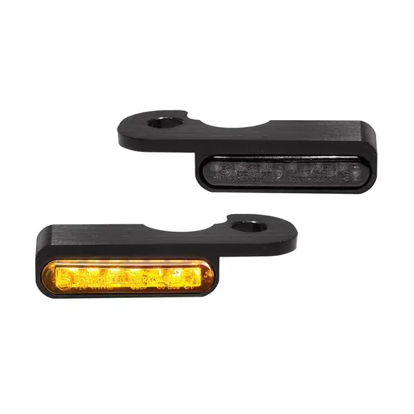 Clignotant LED Vrod noir HEINZ BIKES