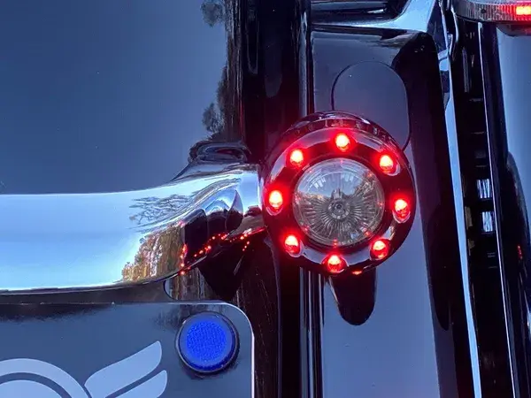 Blinker BLLT 1157 schwarz/rot CUSTOM DYNAMICS — Ansicht 2