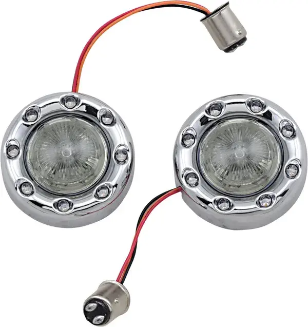 Стоп светлина CUSTOM DYNAMICS Signal BLLT 1157 хромирана/димена