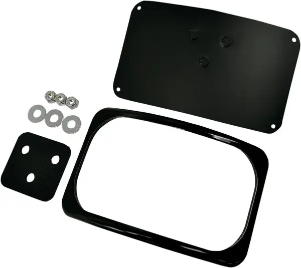 Mount 3HOLE lic PLT BLK 牌照架