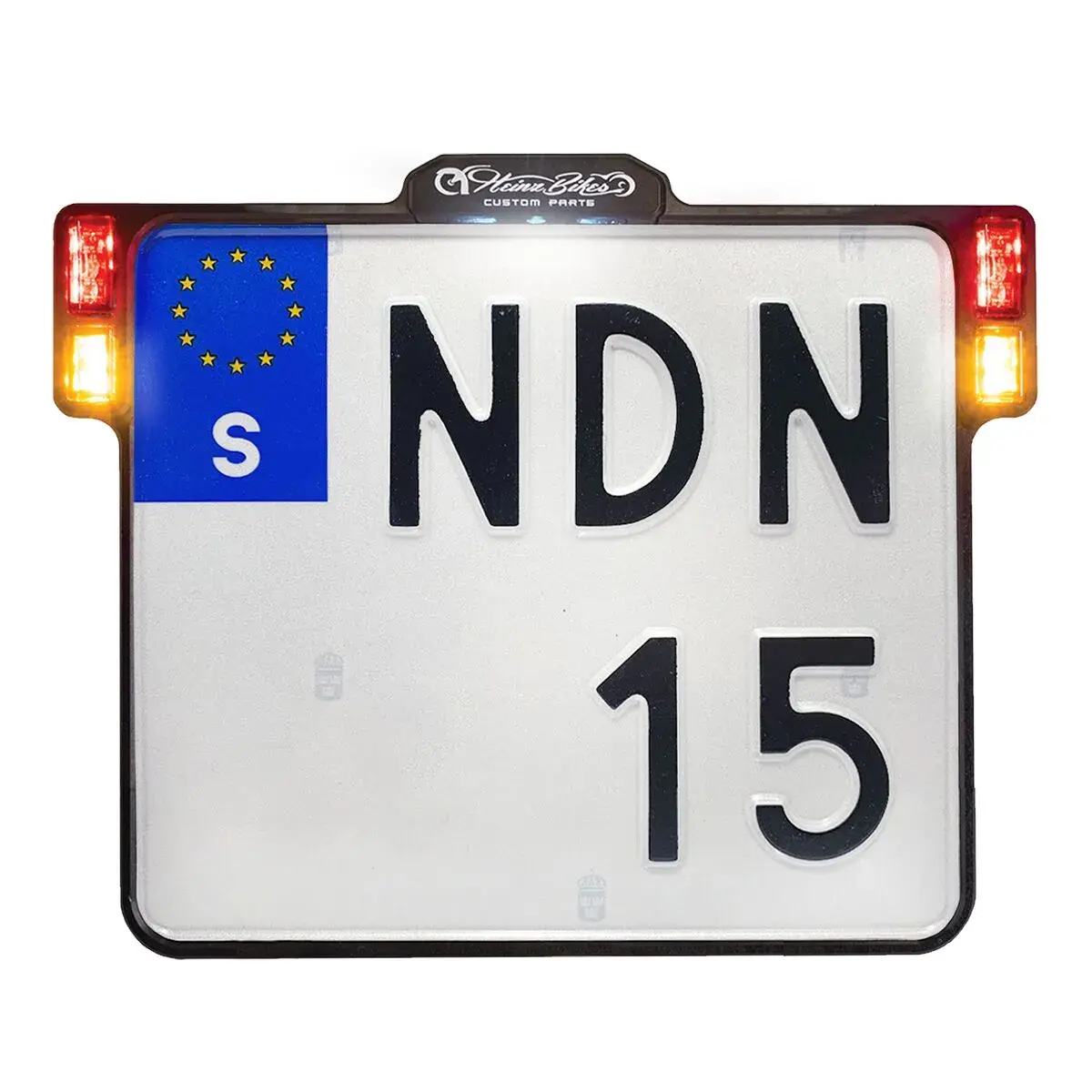 Heinz Bikes 3-in-1 EU License Plate Holder