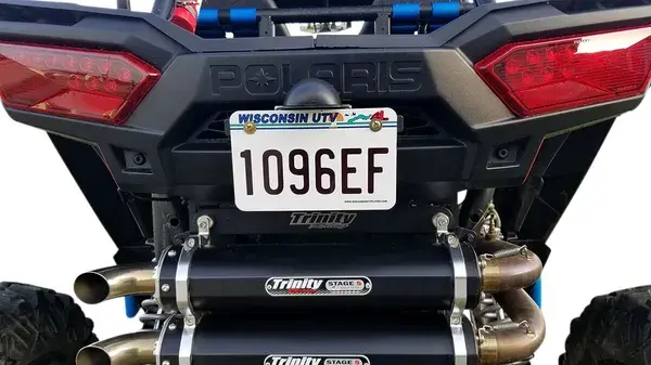 ムースオフロード フォーホイール LEDナンバープレートブラケット — 第3ビュー