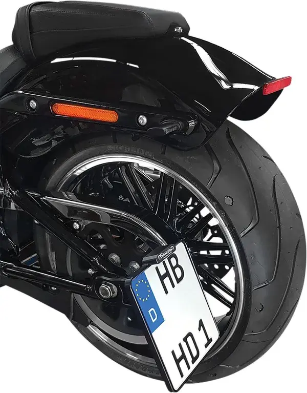 Bočni nosilec za registrsko tablico HEINZ BIKES — pogled 2