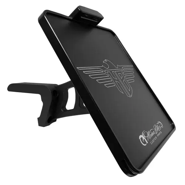 Heinz Bikes Lic.PLT.SM W/TL FXDR BK License Plate