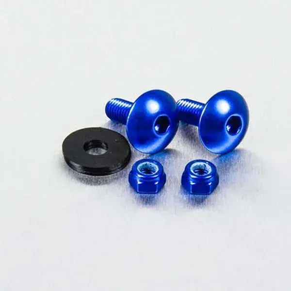 Kitschroeven voor kentekenplaat PRO BOLT M6X16 blauw