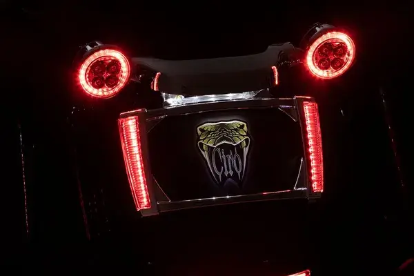 Kennzeichenhalter CIRO mit LED-Beleuchtung — Ansicht 6