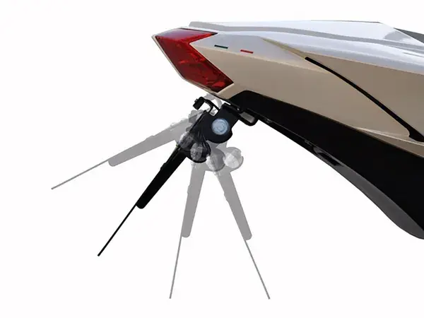 حامل لوحة تسجيل زييغر X-Line نوع E — المنظر 6