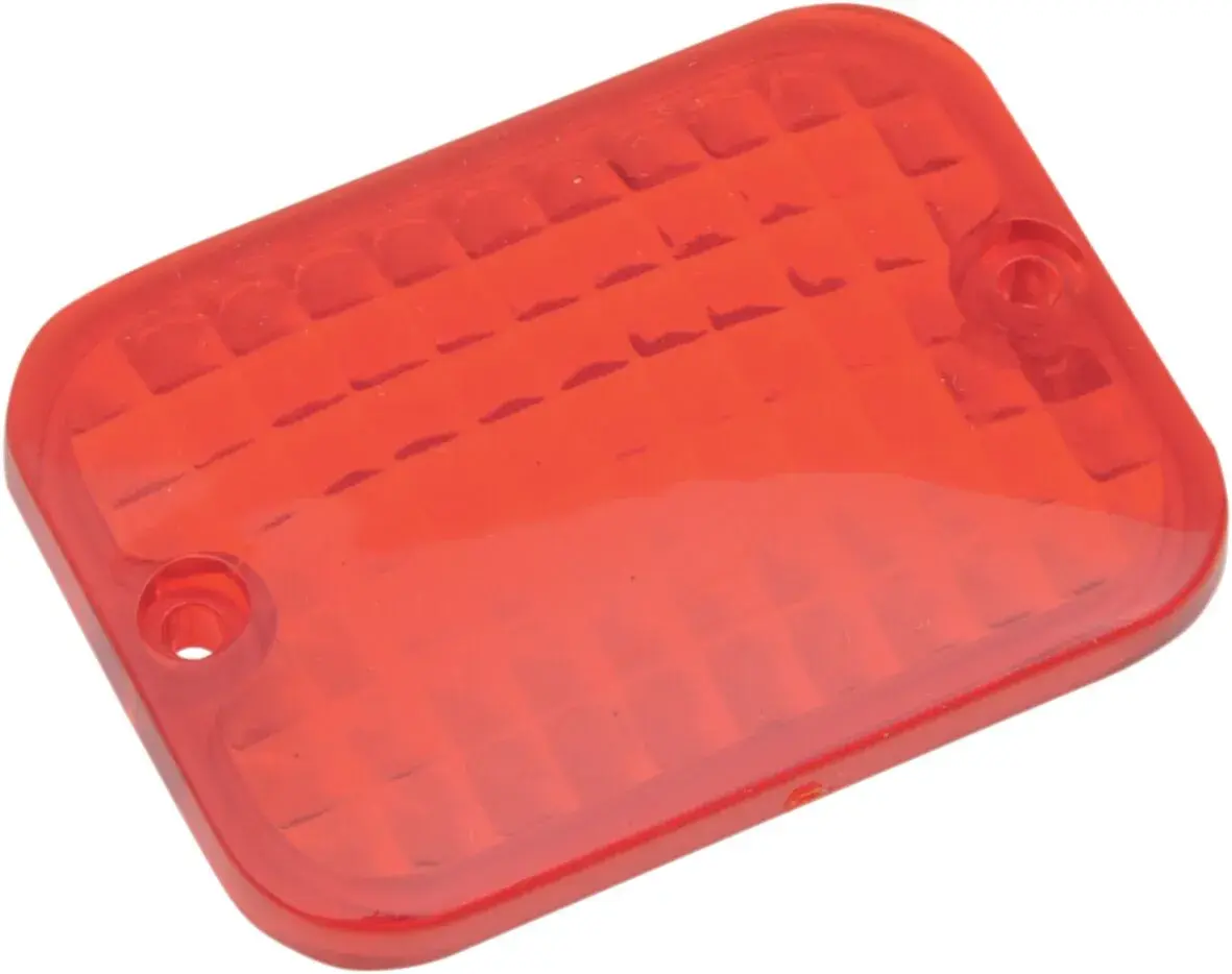 Lentille de remplacement rectangulaire rouge DRAG SPECIALTIES — Ampoules & eclairage