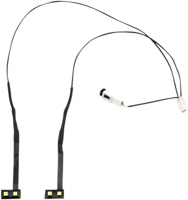 Faring Ventilasi Lampu Putih CUSTOM DYNAMICS — Kelengkapan/Plastik