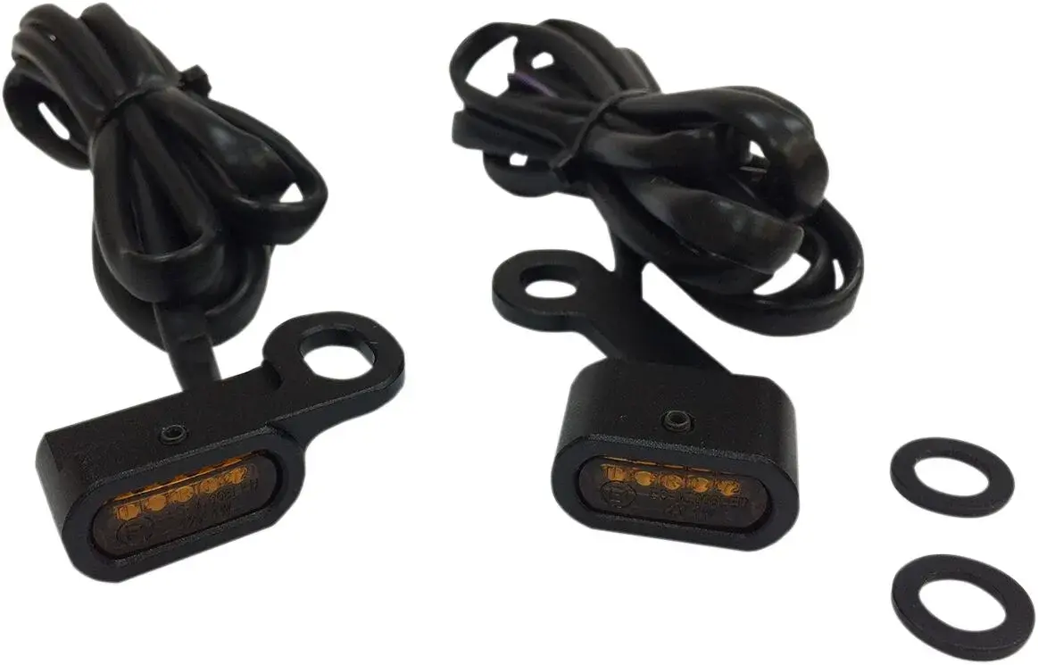 Zusatzscheinwerfer DRAG SPECIALTIES Lights Trnsig BLK Ambr XL