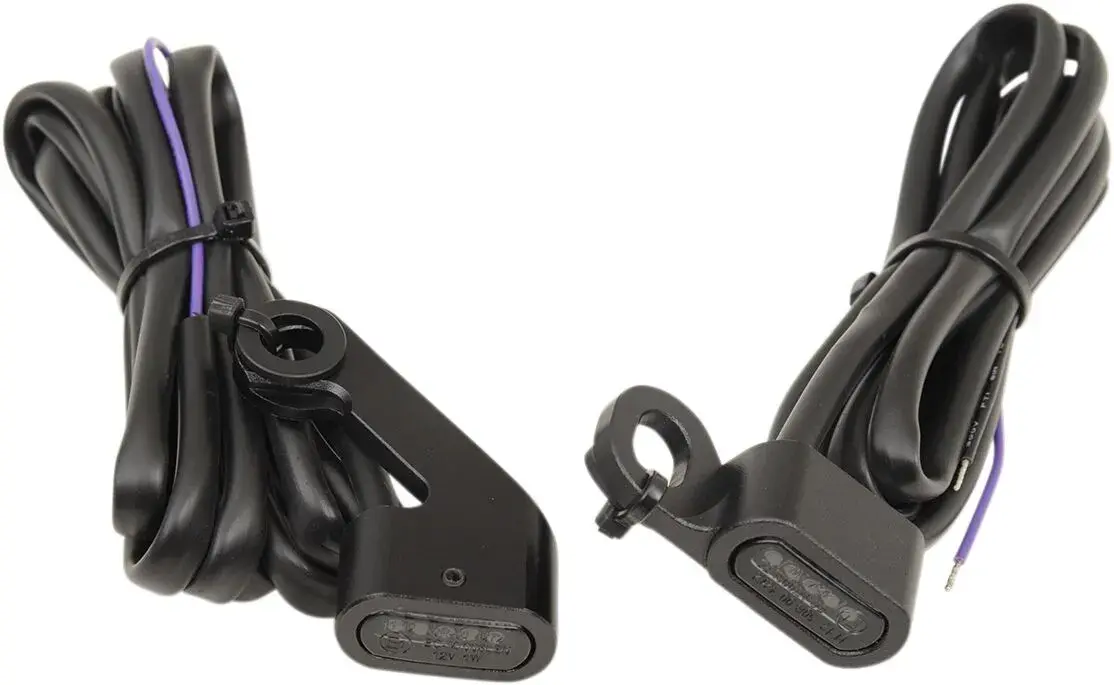 Drag Specialties Lights Transitional 블랙 스모크 보조등