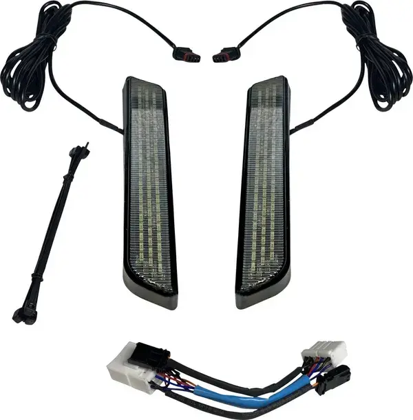 Éclairage LED fourche CUSTOM DYNAMICS SMK BLK