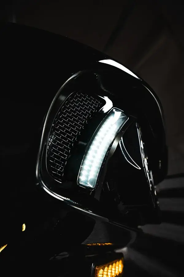 Genesis 4 Dynamic LED Road Glide luchtinlaten - CUSTOM DYNAMICS — zicht 4
