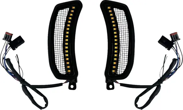 Grilles de ventilation éclairées pour carénage CUSTOM DYNAMICS