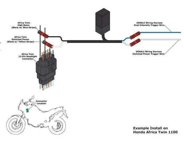 Kabeladapter für Scheinwerfer universell Trigger Wizard DENALI — Ansicht 3