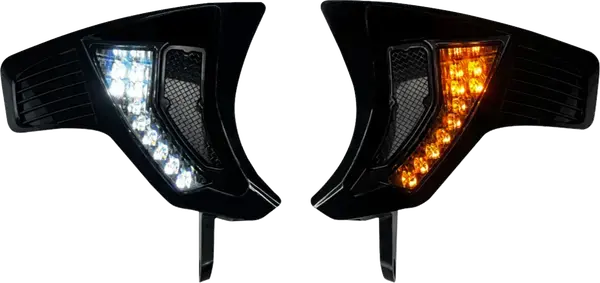 Feux de position avec sortie d'air blanc CUSTOM DYNAMICS — Feux