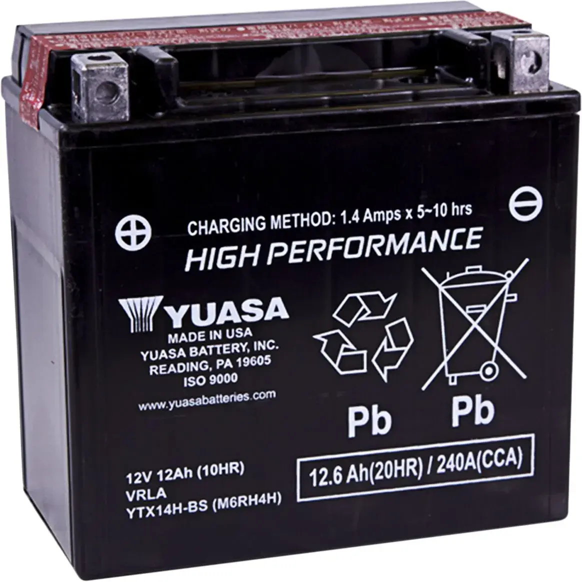 Batterie Yuasa YTX14H-BS AGM wartungsfrei