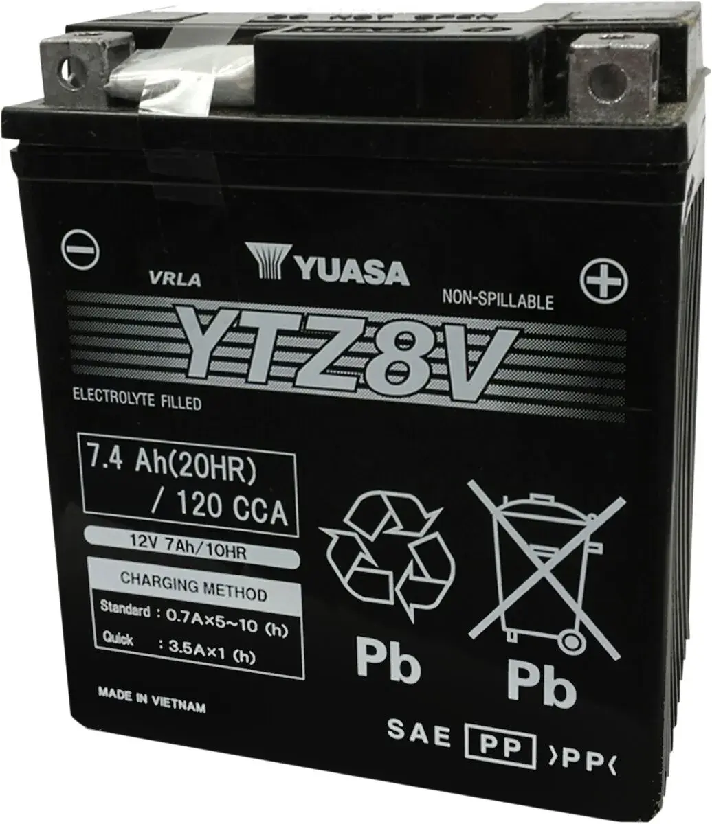 YUASA Hochleistungs-AGM-Batterie wartungsfrei — Ansicht 3