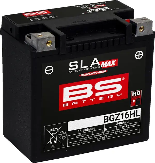 Batterie AGM SLA MAX BS BATTERY sans entretien