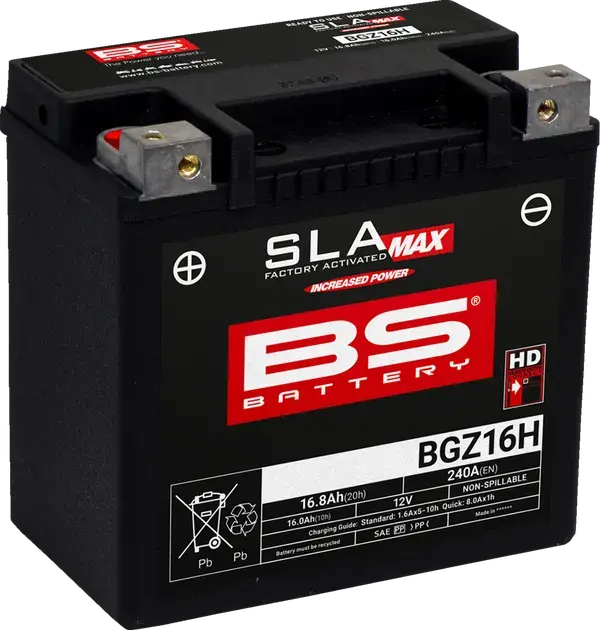 Batterie AGM SLA MAX sans entretien BS Battery