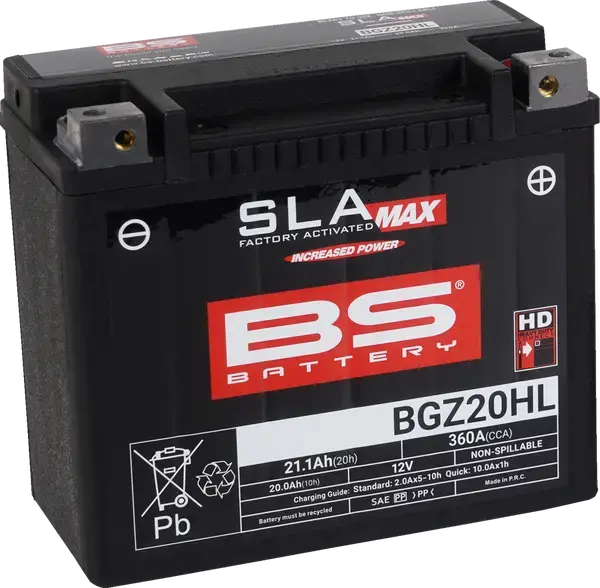 Batterie AGM SLA MAX BS BATTERY sans entretien