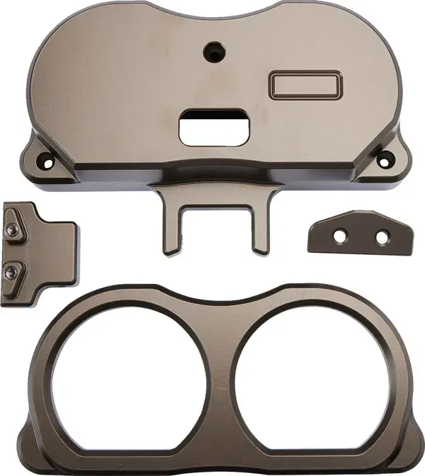 Dubbele Manometerbeugel LA CHOPPERS voor Performance Risers