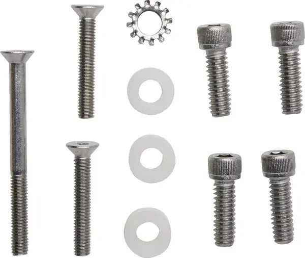 Dubbele Manometerbeugel LA CHOPPERS voor Performance Risers — zicht 2