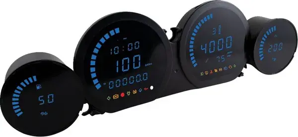 Jauge KOSO NORTH AMERICA HD-03L LED bleu 2014-2022