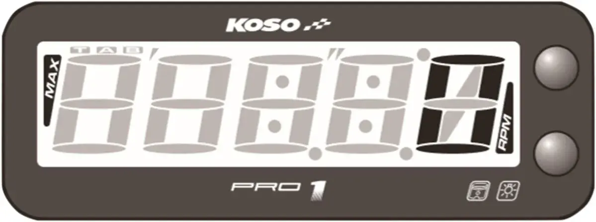KOSO NORTH AMERICA PRO-1 Tachometer