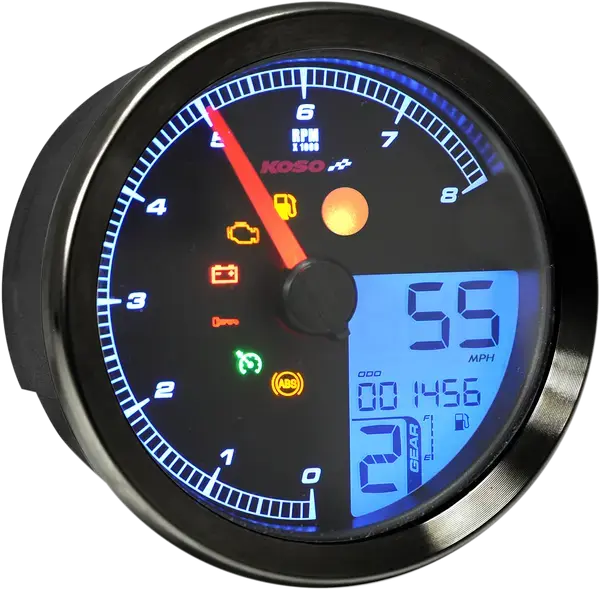 Tachometer Drehzahlmesser KOSO NORTH AMERICA HD-04