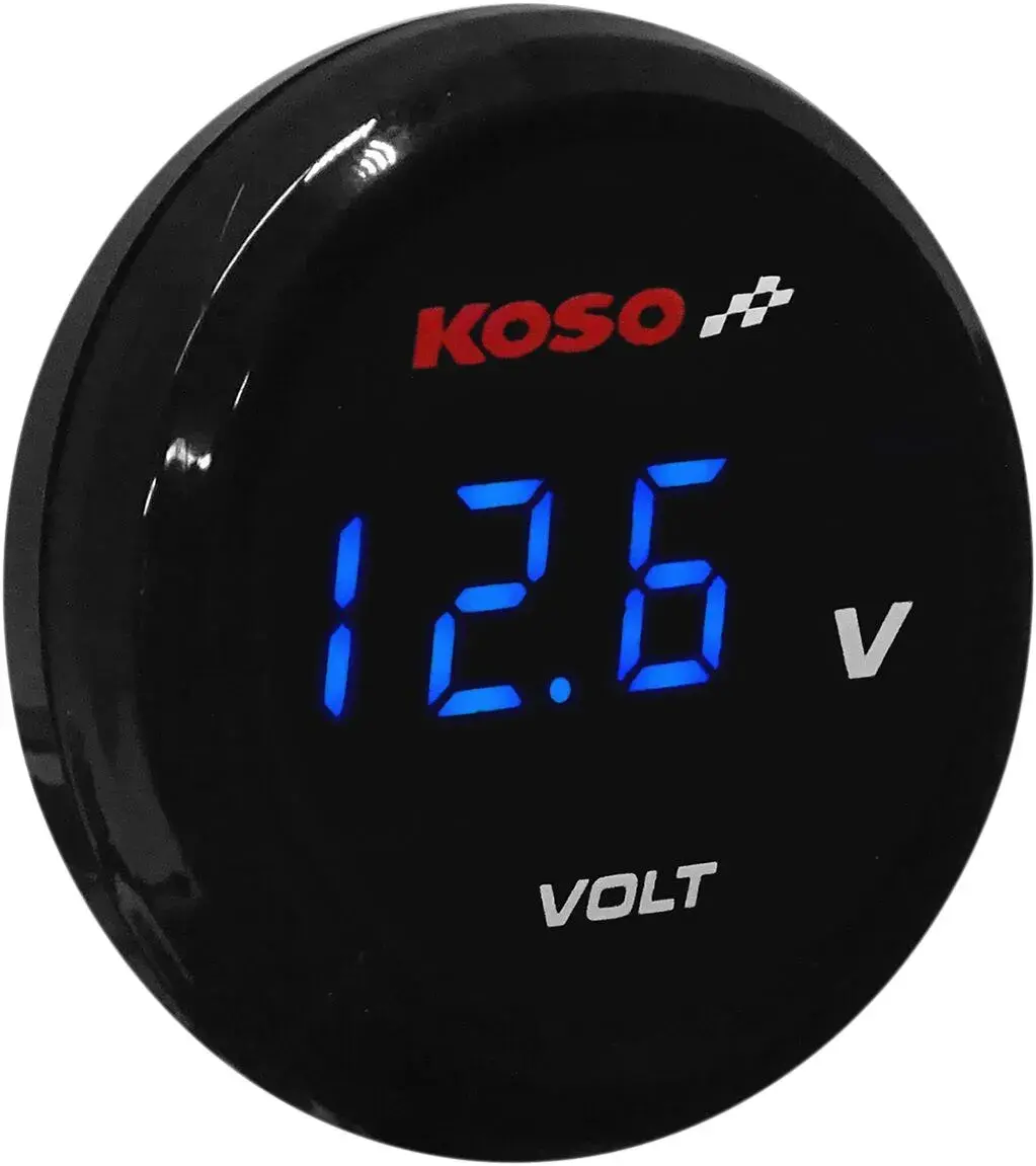 Voltímetro Azul KOSO NORTH AMERICA