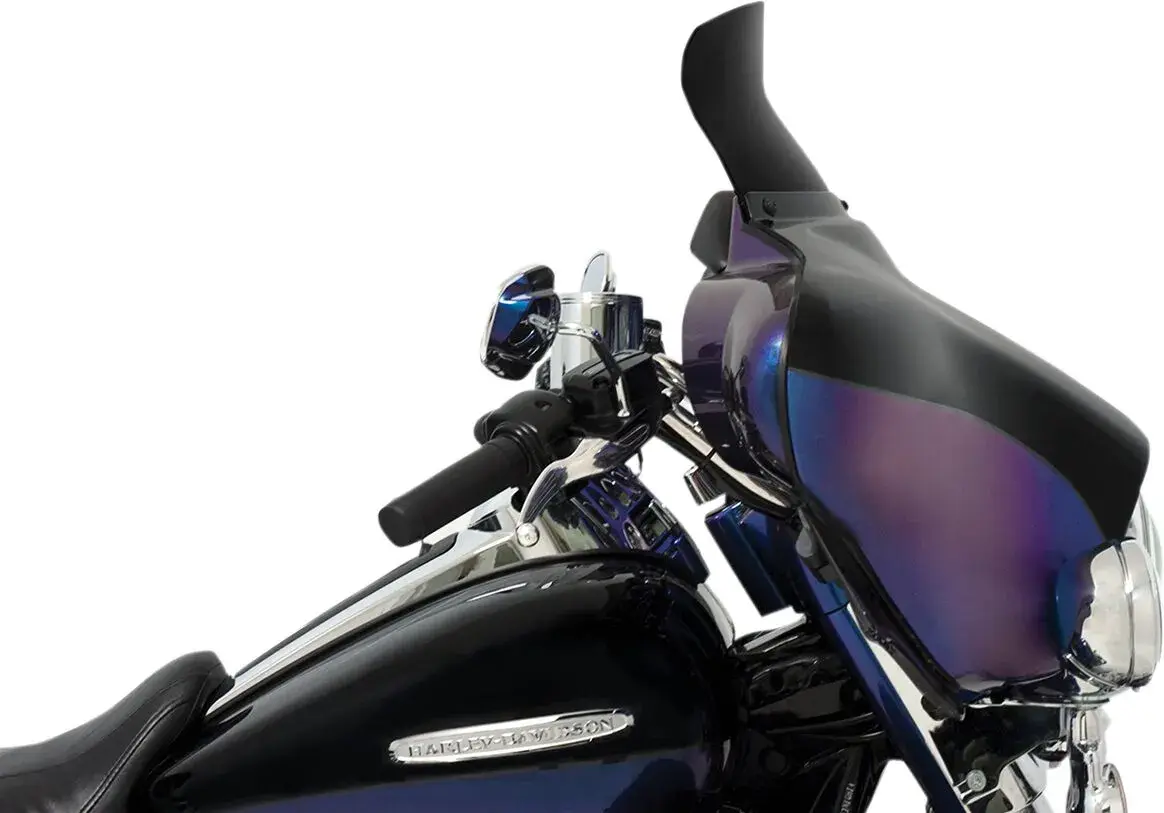 Gekrümmte Batwing Windschutzscheibe Memphis Shades HD