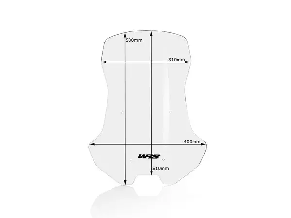 Pare-brise WRS pour scooter — tampak ke-2