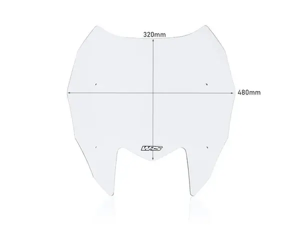 Parbriz WRS pentru scuter — vederea 7