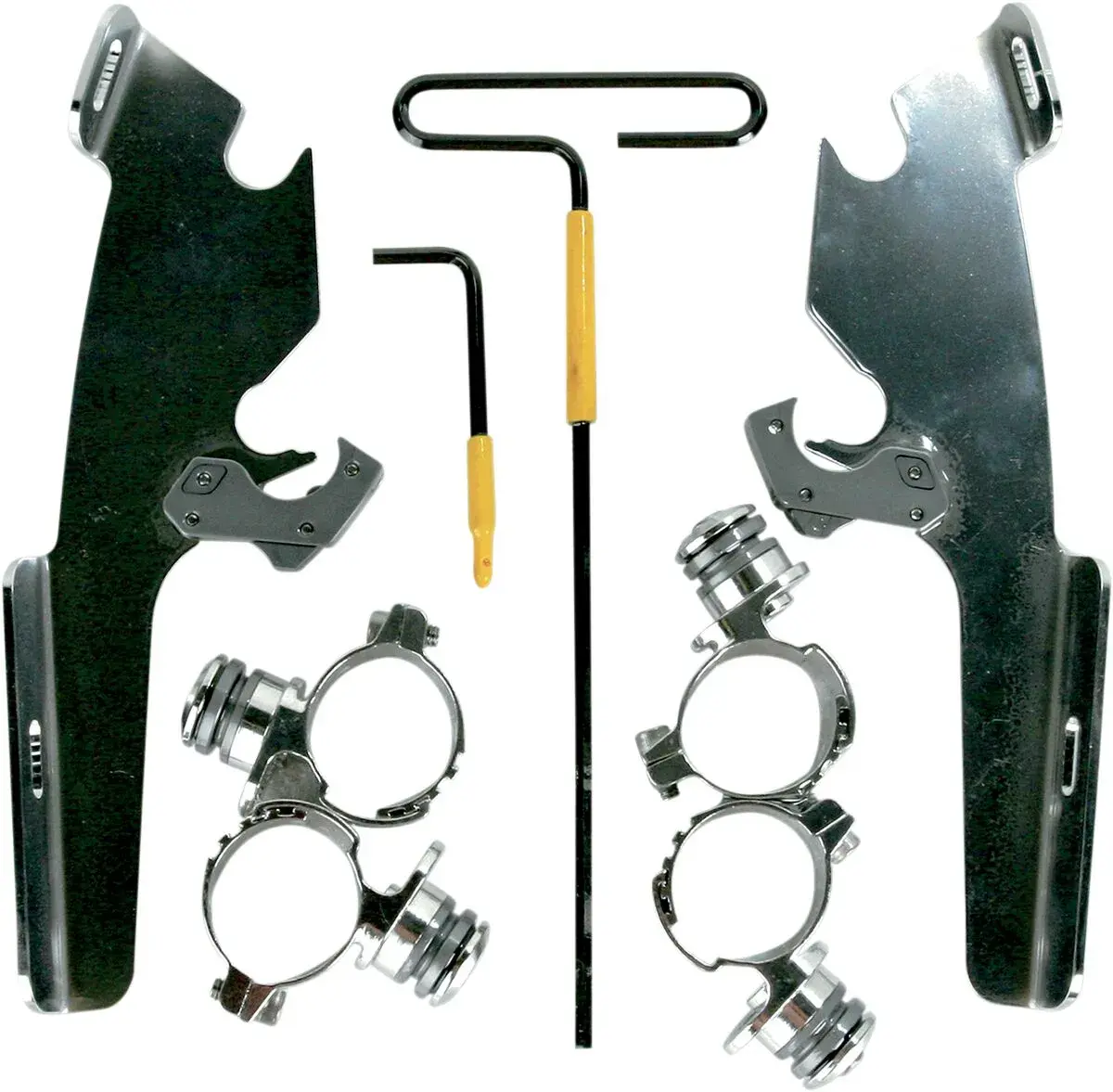 Kit de montaje completo Trigger-Lock para parabrisas Memphis Shades Metric