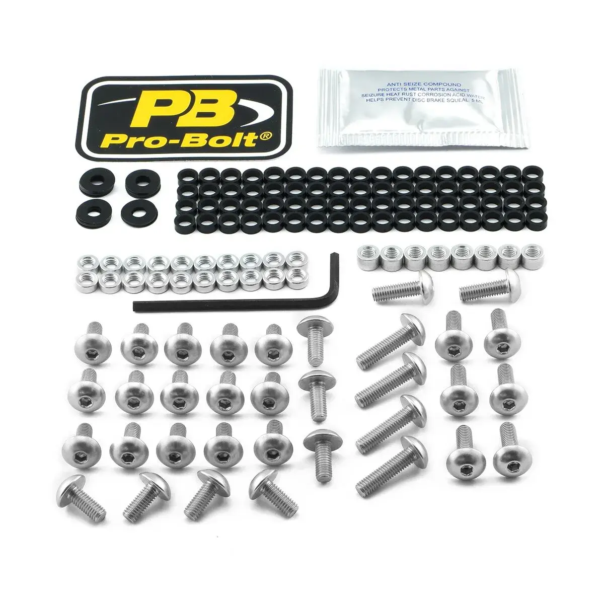 Kit de visserie carénage aluminium BMW PRO BOLT