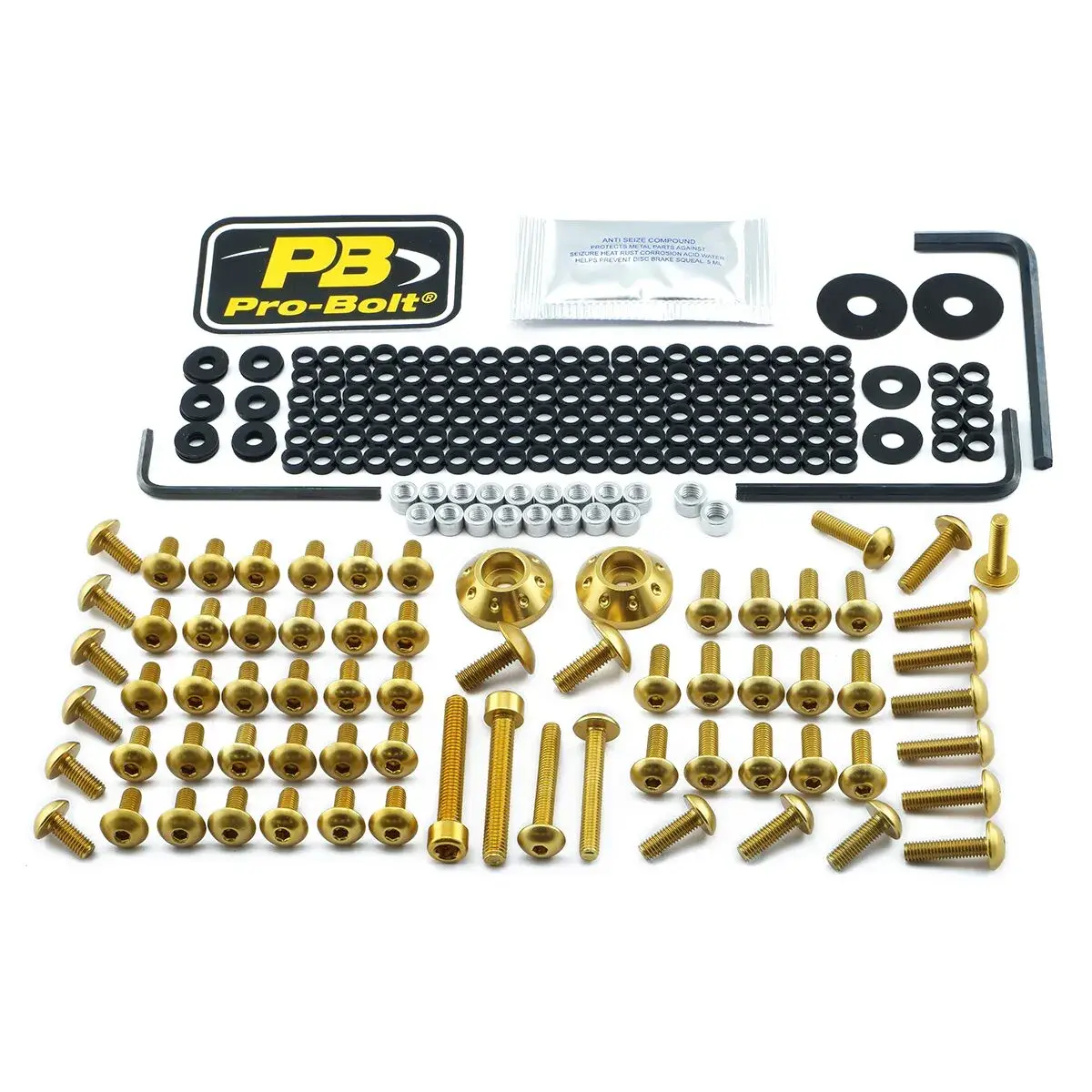 PRO BOLT Verkleidungsschraubensatz Aluminium BMW