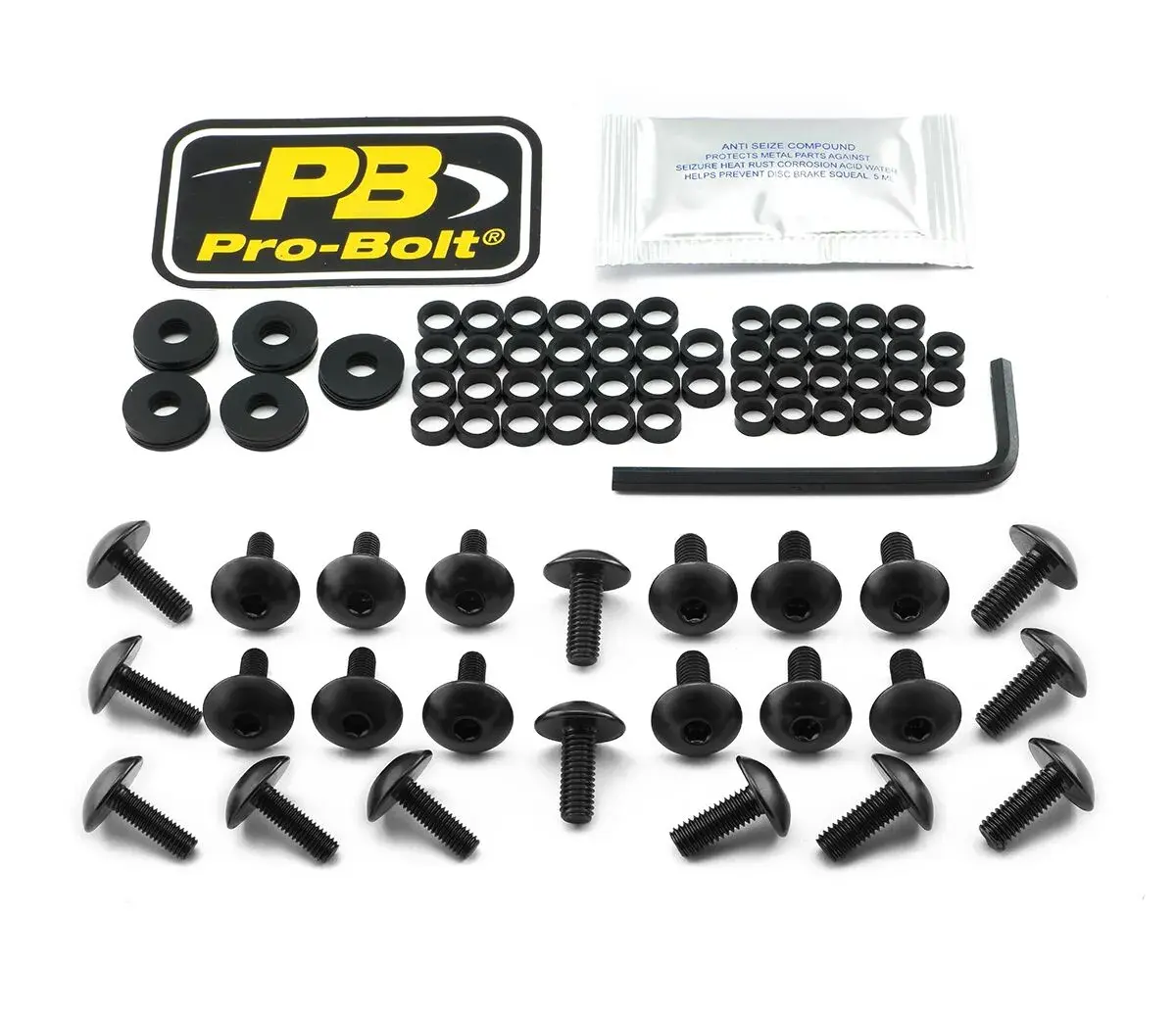 PRO BOLT カウルボルトキット カワサキ用 ブラック