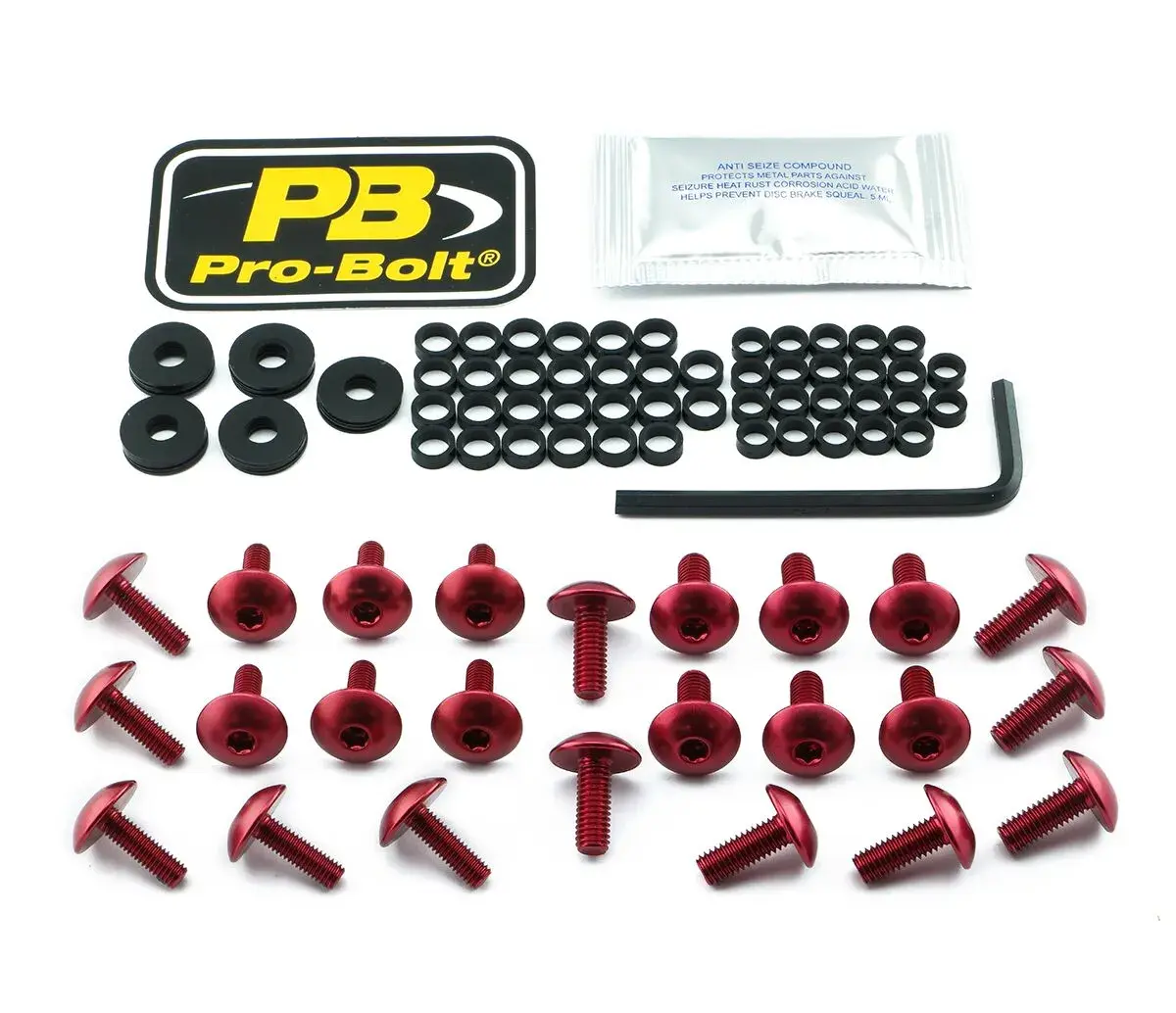 Kit șuruburi pentru caroserie din aluminiu Kawasaki Pro Bolt