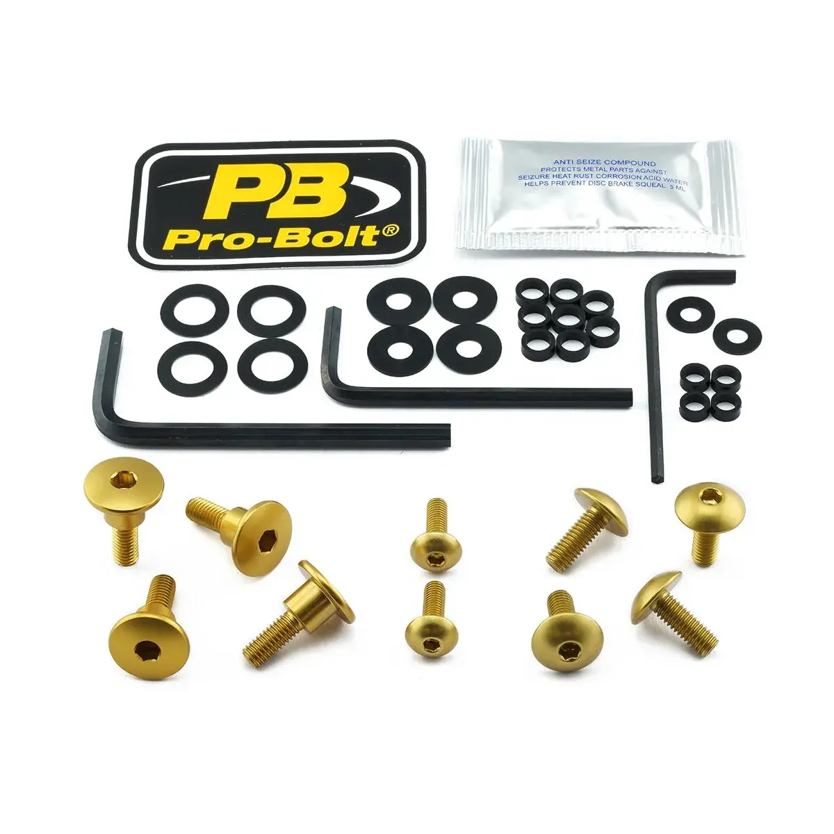 طقم براغي لكسوة ألومنيوم كاواساكي PRO BOLT