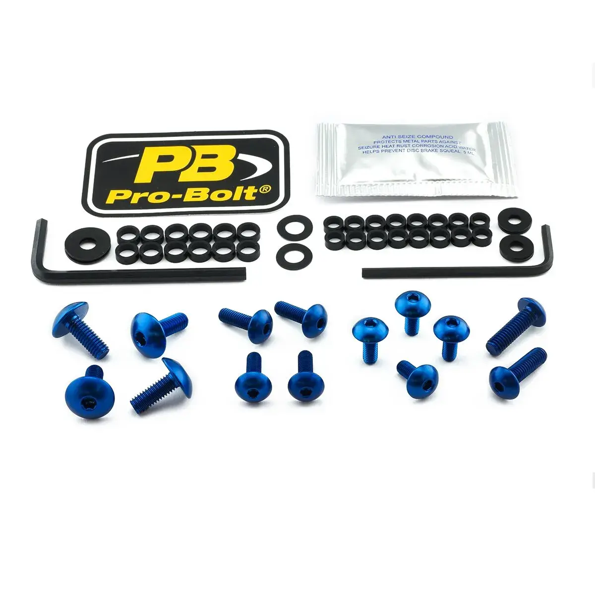 カワサキ用 カウリングボルトキット アルミ製 PRO BOLT