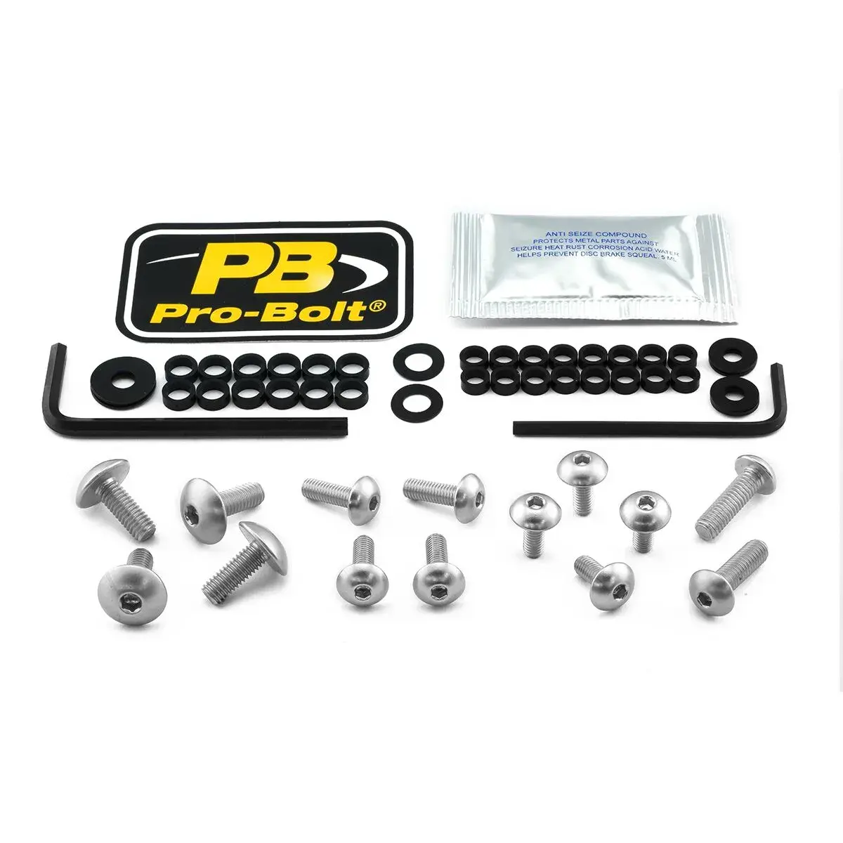 Kit de boulons pour carénage en aluminium Kawasaki PRO BOLT