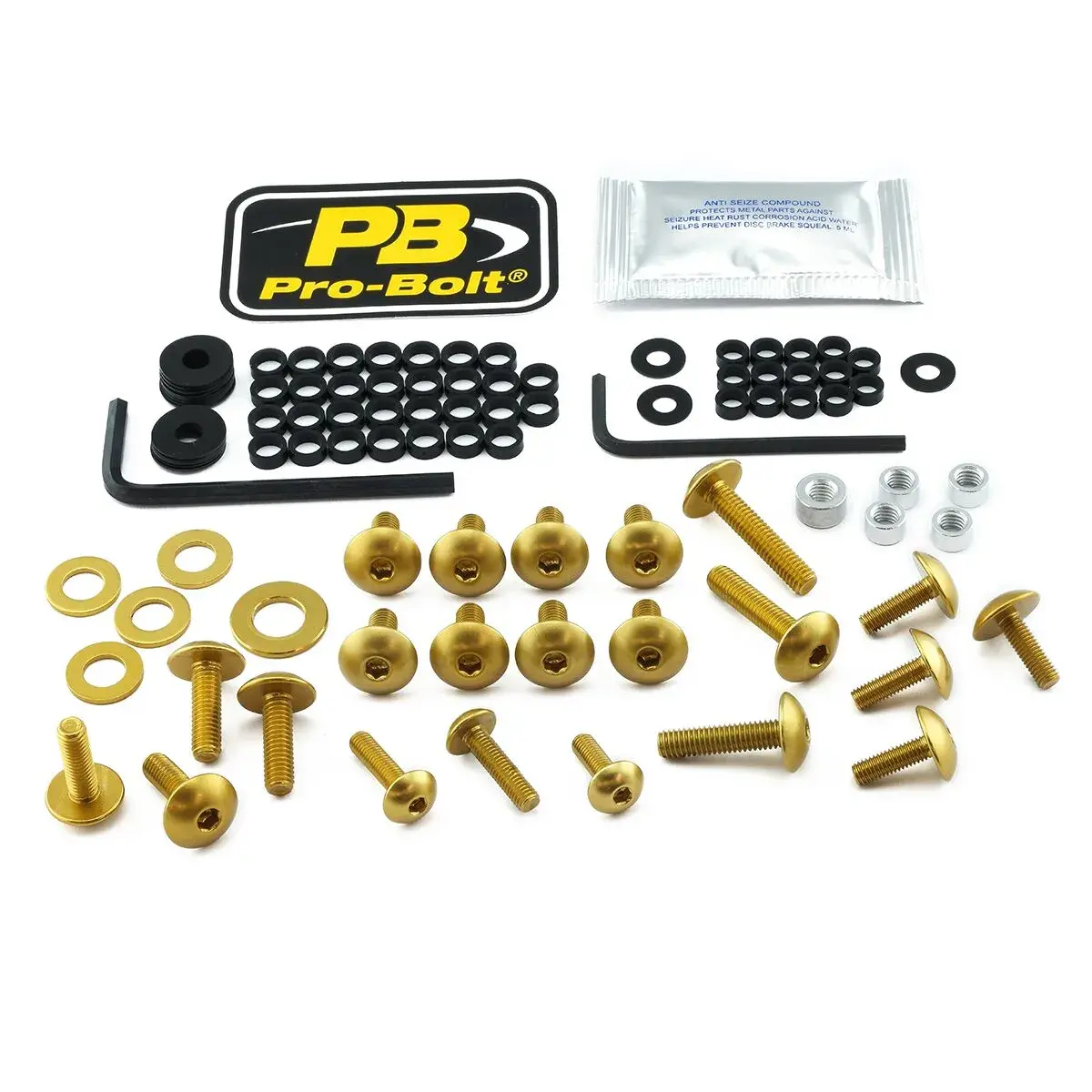 Kit de boulons pour carénage en aluminium Kawasaki PRO BOLT